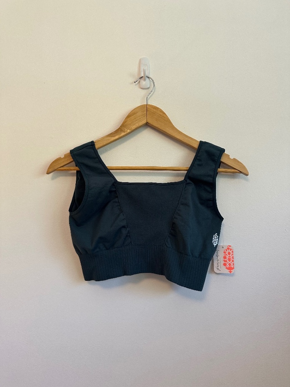 NWT FP Movement by Free People Good Karma Square Neck Bra | Size Large